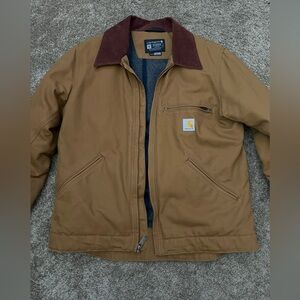 Carhartt Men's Relaxed Fit Duck Blanket Lined Detroit Jacket 103828 Spring 2024